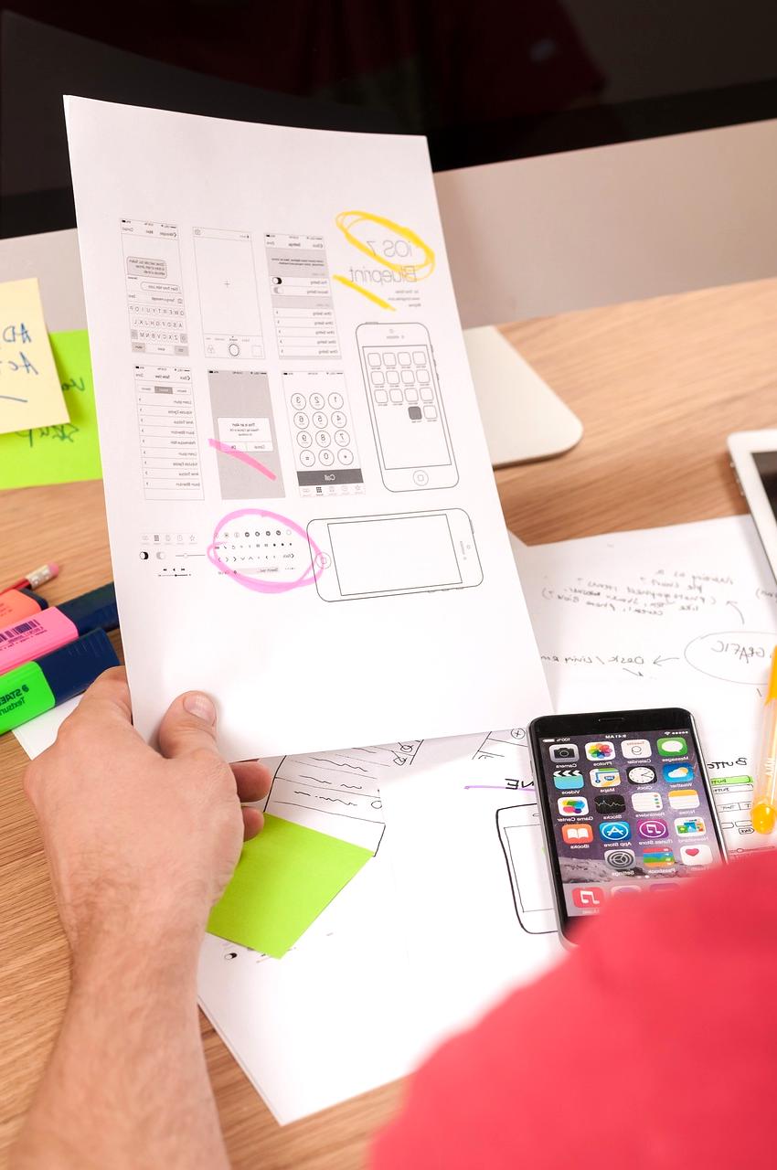 User signing up on mobile device